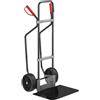 eurokraft pro Carrello per sacchi con pattini, nero eurokraft pro