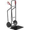 eurokraft pro Carrello per sacchi con pattini, nero eurokraft pro