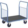 eurokraft pro Carrello a pianale con sponde grigliate eurokraft pro