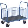 eurokraft pro Carrello a pianale con sponde grigliate eurokraft pro
