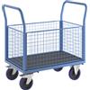 eurokraft pro Carrello a pianale con sponde grigliate eurokraft pro