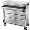 Carrello con cassetti in acciaio inox - kaiserkraft