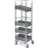 HelgeNyberg Carrello a ripiani con cassette FLEX HelgeNyberg