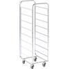 HelgeNyberg Carrello a ripiani per cassette HelgeNyberg