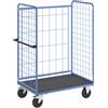 eurokraft pro Carrello a ripiani, sponde grigliate su tre lati eurokraft pro