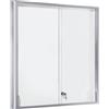 eurokraft pro Bacheca, cornice in alluminio, ante scorrevoli eurokraft pro