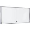 eurokraft pro Bacheca, cornice in alluminio, ante scorrevoli eurokraft pro