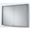 eurokraft pro Bacheca, cornice in alluminio, ante scorrevoli eurokraft pro