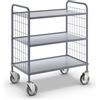Carrello a ripiani per ufficio, portata 150 kg - kaiserkraft
