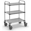 Carrello a ripiani in acciaio inox VARITHEK SERVO+ - kaiserkraft