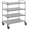 Carrello a ripiani in acciaio inox VARITHEK SERVO+ - kaiserkraft