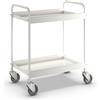 Carrello di servizio, tubo d'acciaio verniciato a polvere - kaiserkraft