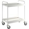 Carrello di servizio, tubo d'acciaio verniciato a polvere - kaiserkraft
