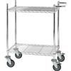 Carrello di servizio in griglia metallica, cromata - kaiserkraft