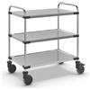Carrello di servizio in acciaio inox - kaiserkraft