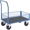 eurokraft pro Carrello a pianale con sponde grigliate eurokraft pro