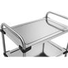 Ripiano per carrello di servizio in acciaio inox 640-RL - kaiserkraft
