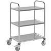 Carrello di servizio in acciaio inox - kaiserkraft