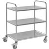 Carrello di servizio in acciaio inox - kaiserkraft