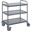Carrello di servizio in acciaio inox - kaiserkraft