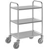 Carrello di servizio in acciaio inox - kaiserkraft