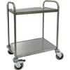 Carrello di servizio in acciaio inox - kaiserkraft