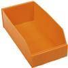 Cassettina in plastica per scaffali, pieghevole - kaiserkraft