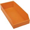 Cassettina in plastica per scaffali, pieghevole - kaiserkraft