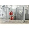 eurokraft pro Container in griglia metallica per bombole di gas eurokraft pro