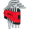 KS Tools Set di chiavi a brugola corte KS Tools