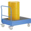 eurokraft pro Carrello per trasporto fusti con vasca di raccolta da 220 l eurokraft pro