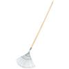 Verdemax Scopa 22 denti - per erba e foglie - manico in legno 120 cm - Verdemax (unità vendita 1 pz.)