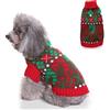 Yanmucy Maglione natalizio per cani, lavorato a maglia, morbido maglione invernale per cani, per cani di taglia piccola, media e grande, costume natalizio per gatti (piccolo, stile 4)