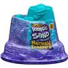 Spin Master Kinetic Sand, Mini Castello Sirenetta, 170 g di Sabbia Shimmer, Sabbia Magica Viola, 1 formina, 2 Accessori e 3 Gemme Incluse, Giocattoli per Bambini e Bambine 3 Anni