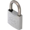 Amig - Lucchetto in Acciaio Inossidabile | Uso Marittimo Consigliato | Arco in Acciaio Trattato | Compatibile con Serrature e Persiane | Isolamento Termico, Chrome Nickel, 40 mm, Ottone