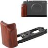 WEPOTO X-E4 Impugnatura a sgancio rapido Piastra L Staffa compatibile con Fujifilm X-E4 Fotocamera GP-XE4-R
