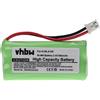 vhbw batteria sostituisce S30852-D1640-X1, T382, T436-U1, V30145-K1310-X359, V30145-K1310-X383 per telefono fisso cordless (800mAh, 2,4V, NiMH)