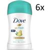 Dove 6 X Dove Go Fresh 30 ml deodorante deodorante stick lampadina e aloe 48 ore antitraspirante