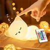 One Fire Luce Notturna Bambini, 16 RGB Colori+Telecomando+Ricaricabile Luce Notturna Bambini, Portatile & Senza Fili, Lampada Gatto Neonato Cameretta