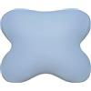 Edda Lux Federa adatta al Tempur Ombracio cuscino, 60/56 x 50/48 cm, in morbido jersey 100% cotone per cuscino ergonomico a forma di farfalla, Azzurro
