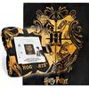 Harry Potter Coperta Pile, Accogliente Coperte Morbide, Hogwarts Camera da Letto Plaid Invernale 150x130cm, Regali Bambini e Adulti