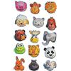 Avery Zweckform 53198 Adesivi per bambini, confezione da 15 pezzi Altro materiale Tiergesichter