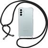 ISOI La Custodia Trasparente per Cellulare per Samsung Galaxy M23 5G / M13 4G con Cordino può Essere trasportata Casualmente Come Una Borsetta o Una Tracolla Quando esci - Nero