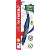 STABILO - Penna Roller Ergonomica - EASYoriginal Holograph Edition | per Mancini, Blu, Pack da 1, Cartuccia Blu inclusa