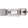 Chiusura Porta Lucchetto a Leva Verticale in Acciaio Inox 100x30mm