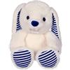 Gipsy TOYS - Peluche Les Marinières 24 cm coniglietto panna a righe blu - peluche per bambini - - Strisce bianche, blu071602