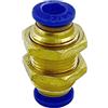 Generico Passaparete Innesto Rapido Pneumatico per Tubo 6 mm Filetto M13 - Conf.10 pezzi