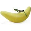 martini SPA - Bath Fruit - Morbida spugna corpo tridimensionale a forma di pera con cordino, poliuretano, gialla, 25g, 1 unità