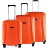Epic GTO 5.0 Set di valigie a 4 ruote 3 pz. arancio