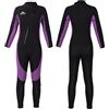 Gogokids Muta Junior con Zip Frontale - 2.5MM Muta Termica in Neoprene per Ragazze 8-16 Anni per Piscina Surf Kayak Nuoto e Immersioni